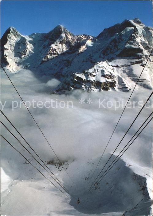 Seilbahn Schilthorn Eiger Mönch Jungfrau