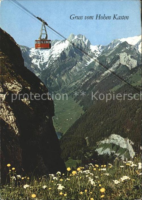 Seilbahn Hoher Kasten Altmann Rotsteinpass