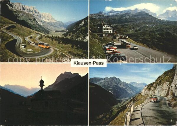Postbus Klausen-Pass Urnerboden Jägernstöcken K
