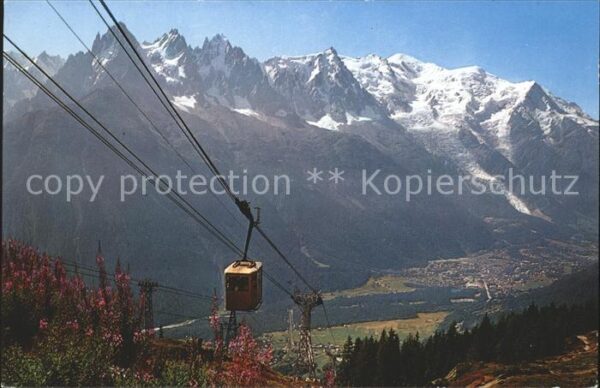 Seilbahn Flegere-Super Chamonix Massif du Mt. Bl