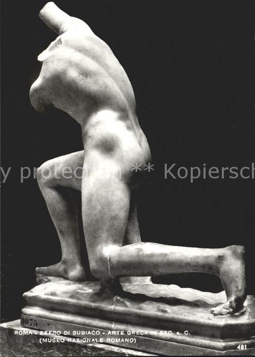 Skulpturen Efebo di Subiaco Arte Greca Museo Nazio