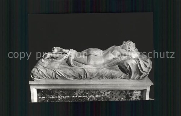 Skulpturen Ermafrodito Dormente Museo Borghese Rom