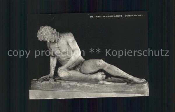 Skulpturen Gladiatore Morente Roma Museo Nazionale