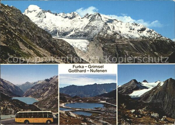 Postbus Grimsel-Passhöhe Furka-Grimsel Gotthard
