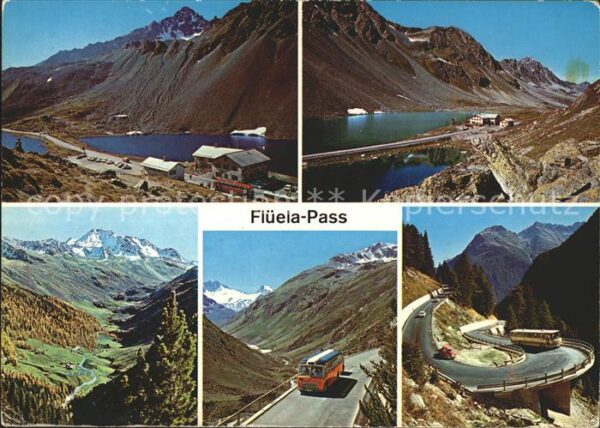 Postbus Flüela-Pass Hospiz Schwarzhorn Weisshor