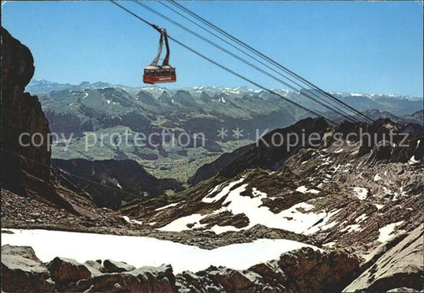 Seilbahn Säntis Churfirsten Glarner Alpen