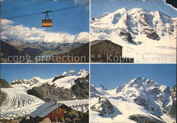 Seilbahn Diavolezza Piz Palü Bovalhütte Piz Bern