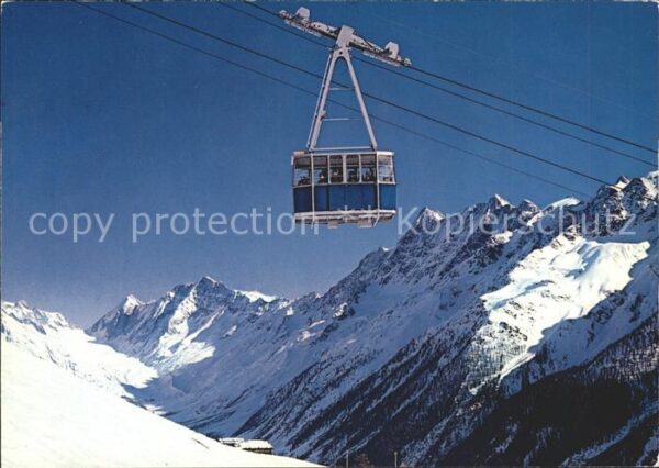 Seilbahn Wiler-Lauchernalp Lötschental Wallis Sc