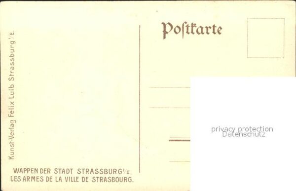 Wappen Strassburg Argentoratum – Bild 2
