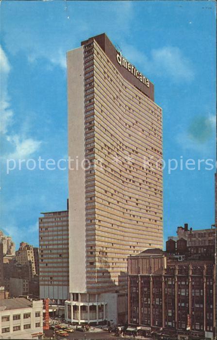 New York City Hotel Americana Skyscraper