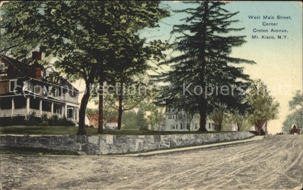Mount Kisco West Main Street Corner Croton Avenue