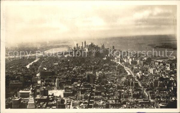 New York City South View from Empire State Building M