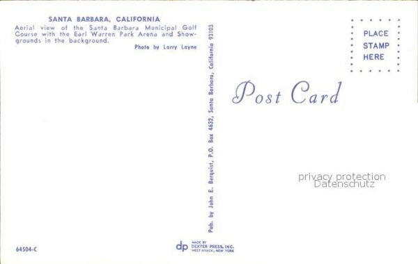 Santa Barbara California Municipal Golf Course Earl Warren Park – Bild 2