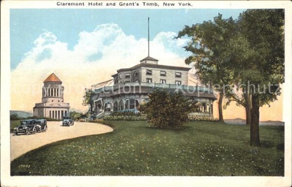 New York City Claremont Hotel and Grant's Tomb Genera