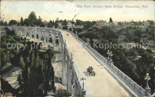 Pasadena California New Arroyo Seco Bridge