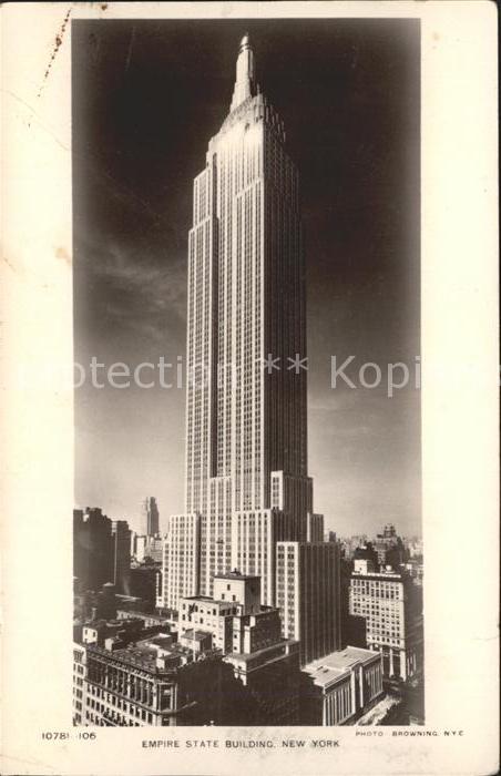 New York City Empire State Building Skyscraper