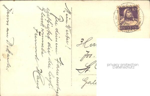 Verlag Amag Nr. 64195/4 Namenstag Tulpen Narzissen – Bild 2
