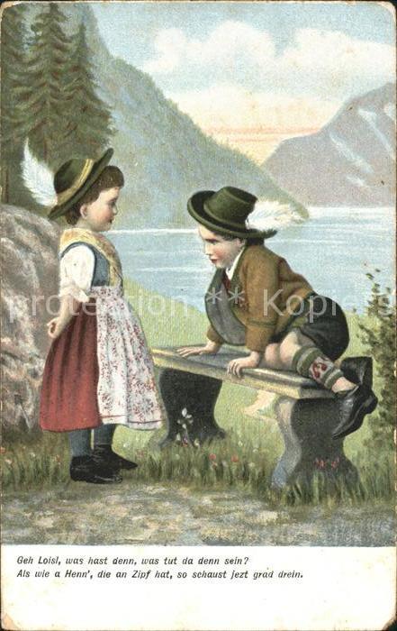 Poesie Gedicht Geh Loisl was hast Mädchen Junge See Be