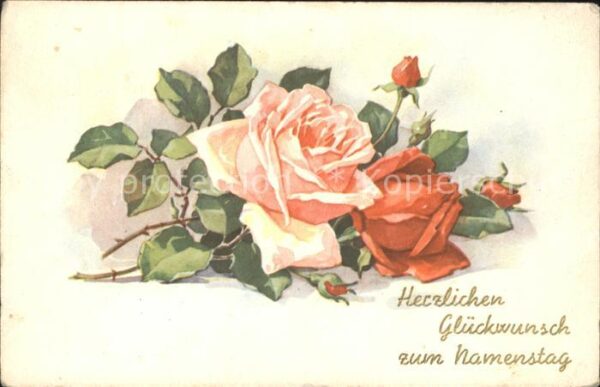 Glueckwunsch Namenstag Rosen
