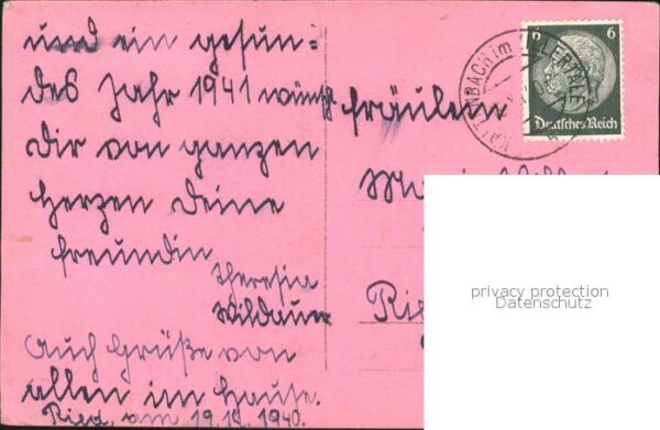 Verlag Amag Nr. 63821/1 Weihnachtsgruß Kind Nachziehpfe – Bild 2