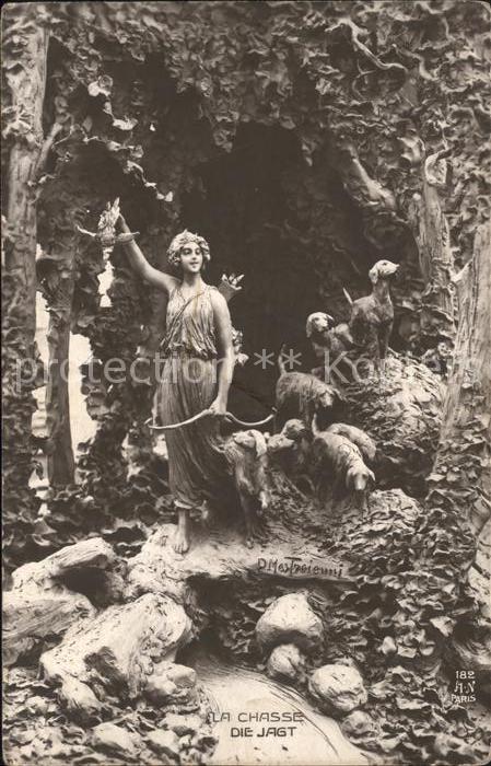 Foto AN Paris (Noyer) Nr. 182 Die Jagd La Chasse