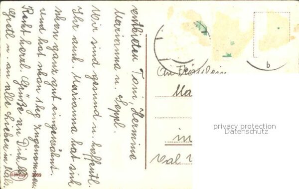 Verlag Amag Nr. 3089 Namenstag Nelken – Bild 2