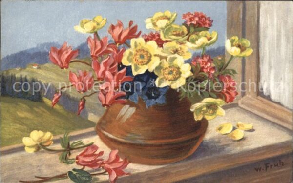 Frueh W. Anemonen Alpenrose Alpenveilchen