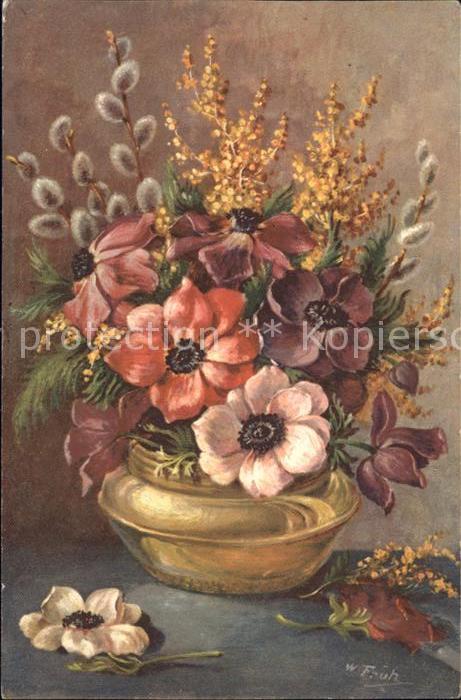 Frueh W. Anemonen Weidenkätzchen