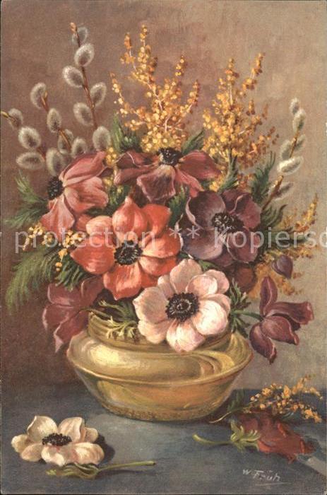 Frueh W. Anemonen Weidenkätzchen