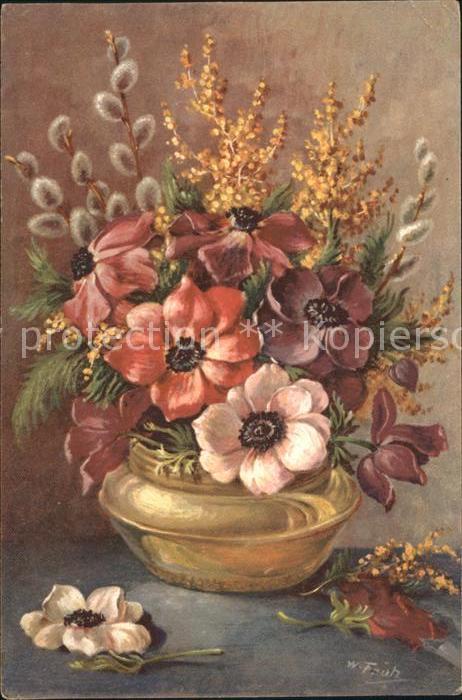 Frueh W. Anemonen Weidenkätzchen