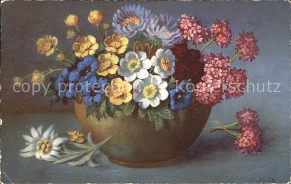 Frueh W. Anemonen Enzian Edelweiß