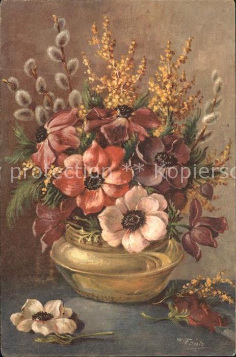 Frueh W. Anemonen Weidenkätzchen