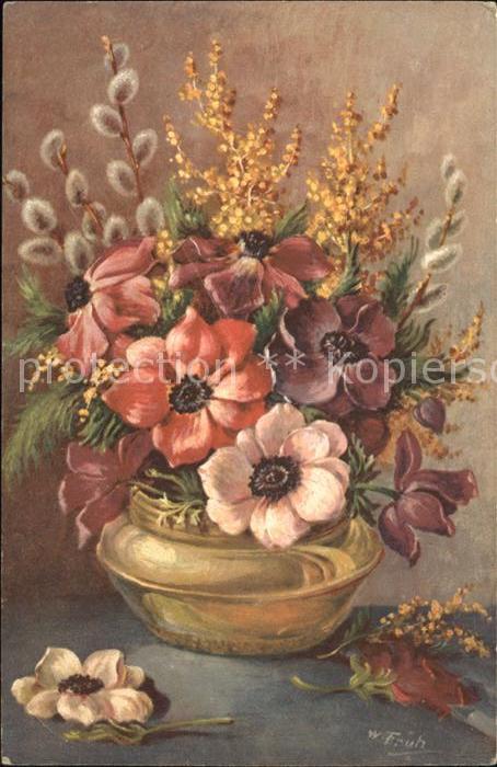 Frueh W. Anemonen Weidenkätzchen