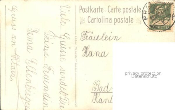 Frueh W. Edelweiß Enzian Alpenrosen – Bild 2