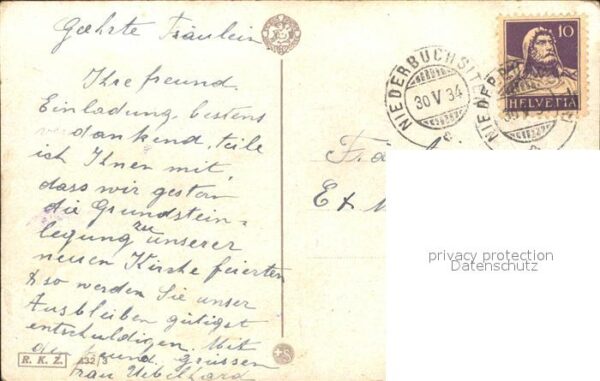 Derendinger-Roux D. 132/3 Edelweiß Vergissmeinnicht Alpenro – Bild 2