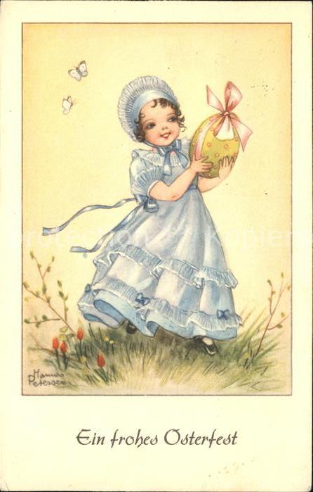 Petersen Hannes 1079 Ostern Mädchen Osterei