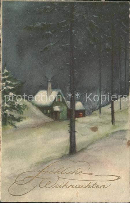 Petersen Hannes 4167 Weihnachten Häuser Winterlandschaf