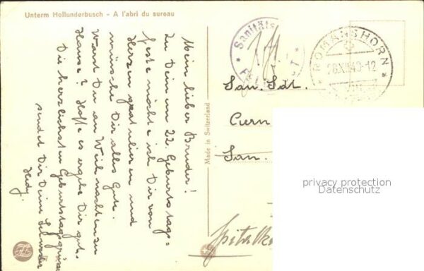 Zuercher J. Unterm Holunderbusch – Bild 2