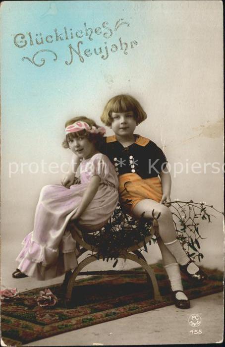 Foto PC Paris Nr. 455 Kinder Neujahr