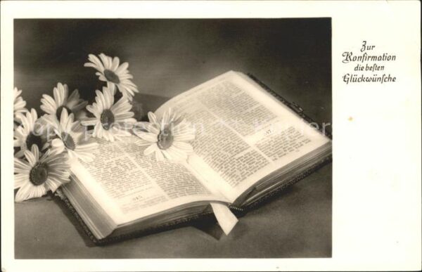 Konfirmation Glückwunsch Margeriten Buch