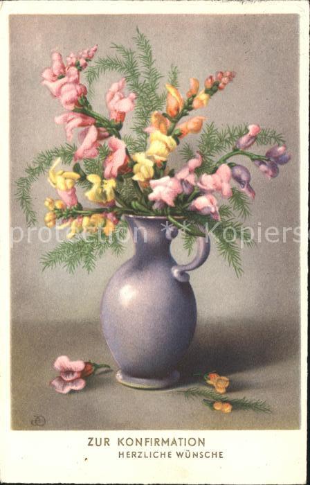 Blumen Löwenmäulchen Konfirmation Glückwunsch