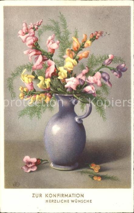 Blumen Löwenmäulchen Konfirmation Glückwunsch