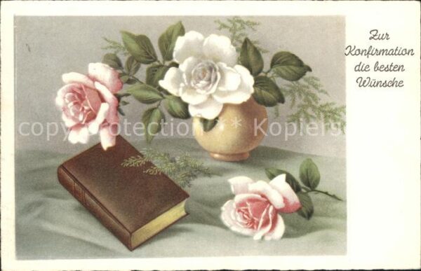 Konfirmation Glückwunsch Rosen Buch