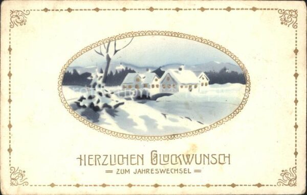 Neujahr Glückwunsch