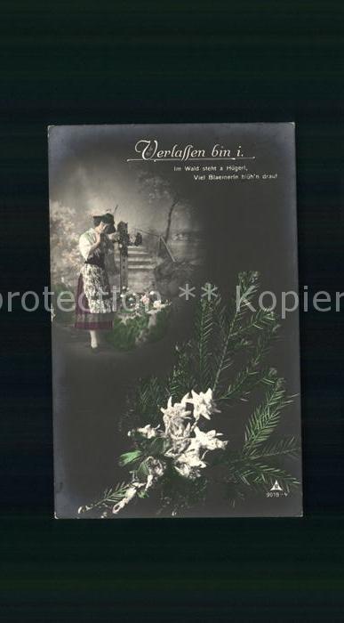 Edelweiss Lied Verlassen bin i  Foto-PH-Nr. 9018-