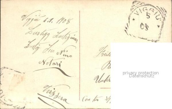 Foto RPH Nr. 1315/6 Neujahr Kleeblätter Frau Hufeise – Bild 2