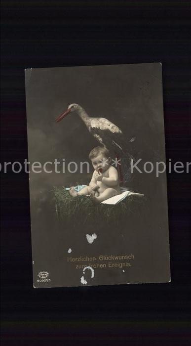 Geburt Glückwunsch Storch Baby Foto-Amag-Nr. 6