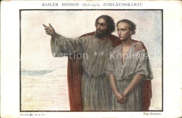 Missionen Basel Basler Mission Jubiläumskarte Mat