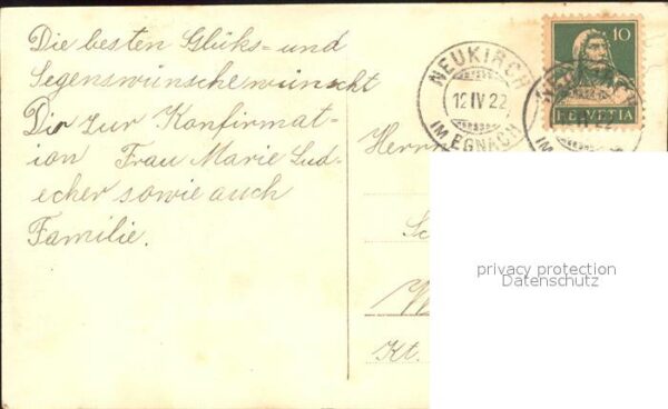 Konfirmation Glückwunsch Junge Kirche Bibel Foto-EAS – Bild 2