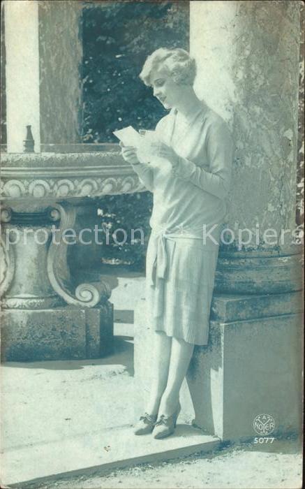 Foto AN Paris (Noyer) Nr. 5077 Frau Brief